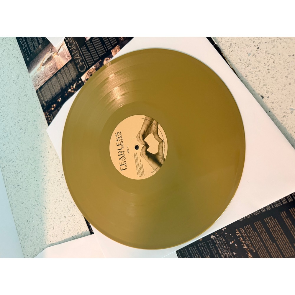 Taylor Swift Fearless Taylor's Version Gold 3LP Vinyl Record Set 2021 - Picture 9 of 12